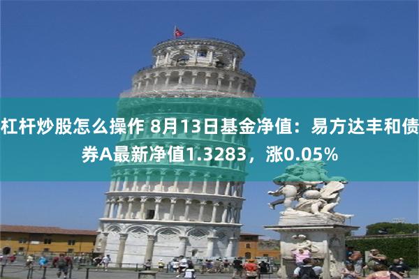 杠杆炒股怎么操作 8月13日基金净值：易方达丰和债券A最新净值1.3283，涨0.05%