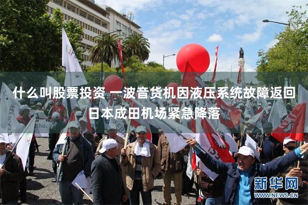 什么叫股票投资 一波音货机因液压系统故障返回日本成田机场紧急降落