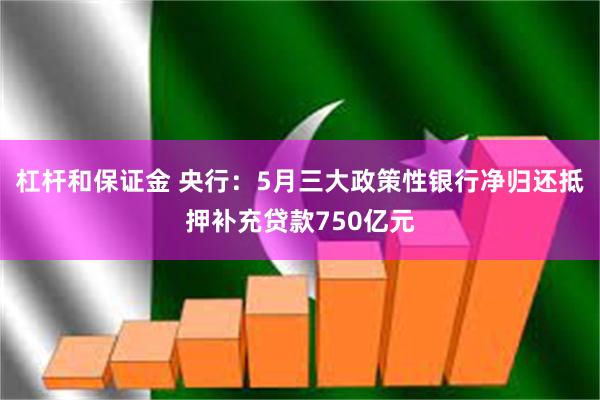 杠杆和保证金 央行：5月三大政策性银行净归还抵押补充贷款750亿元